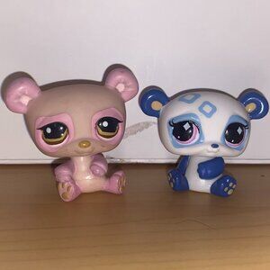 Littlest Pet Shop LPS Panda Bears